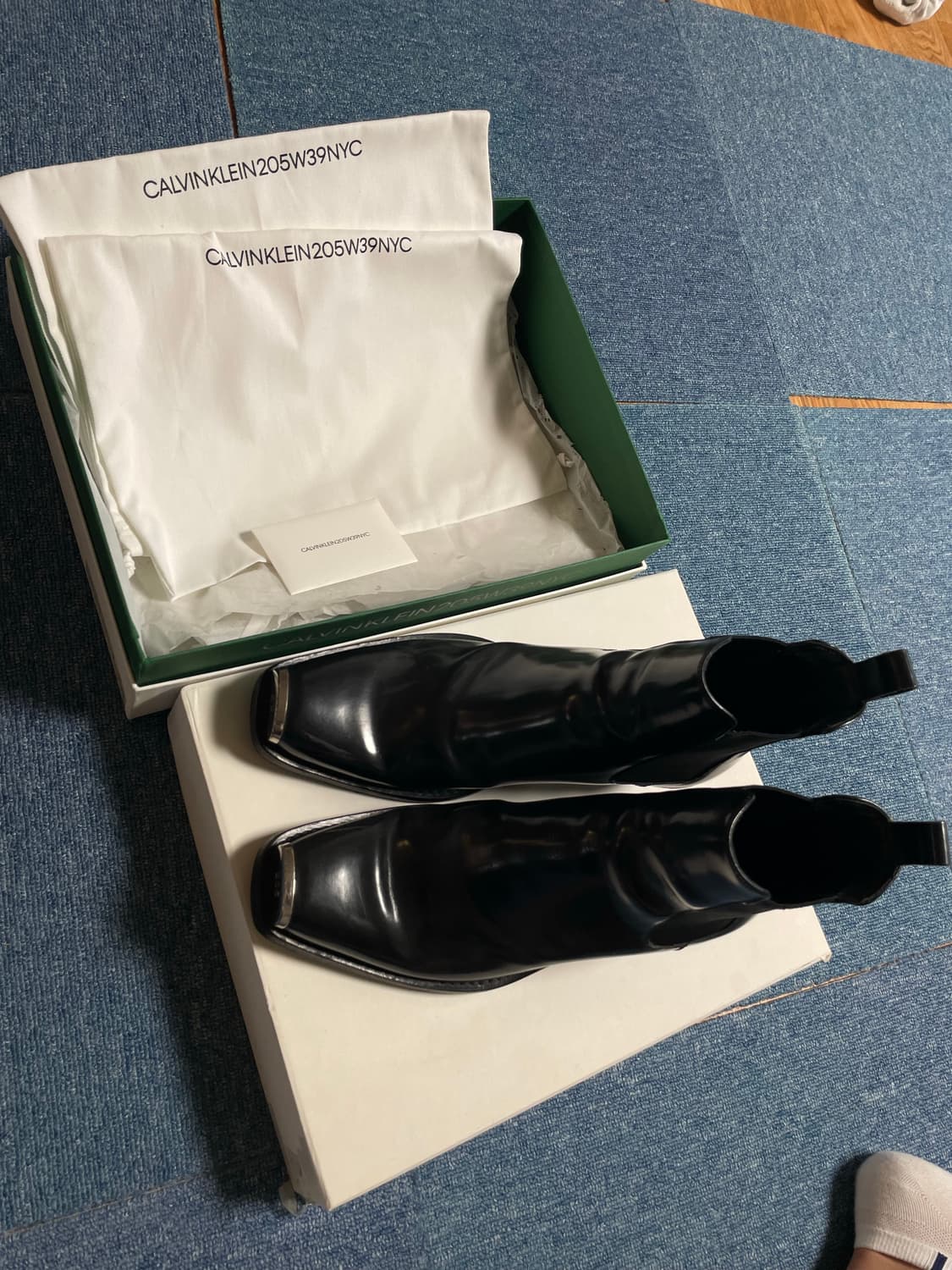 41.5) 라프시몬스 x 캘빈클라인 스틸토 부츠 상품이미지2