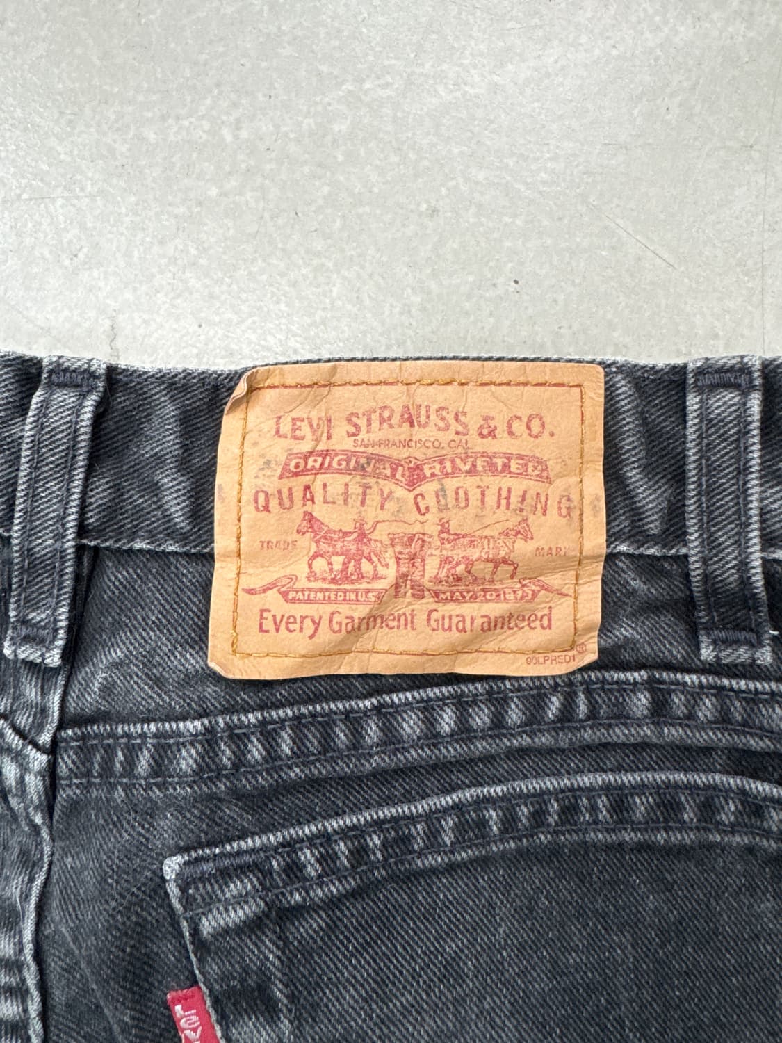 리바이스 흑청 팬츠 상품이미지4