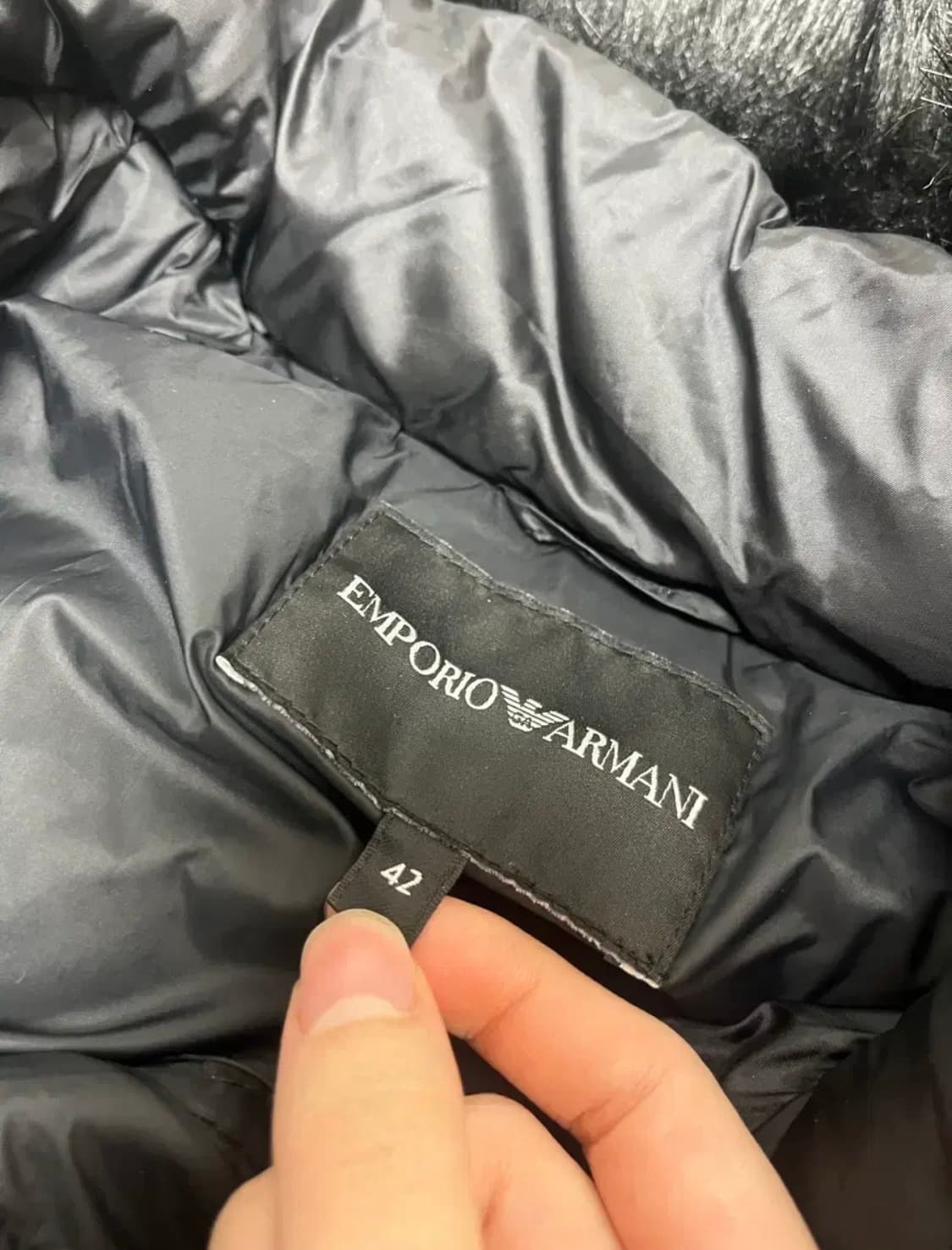 엠포리오 아르마니 정품 블랙 롱패딩 상품이미지2