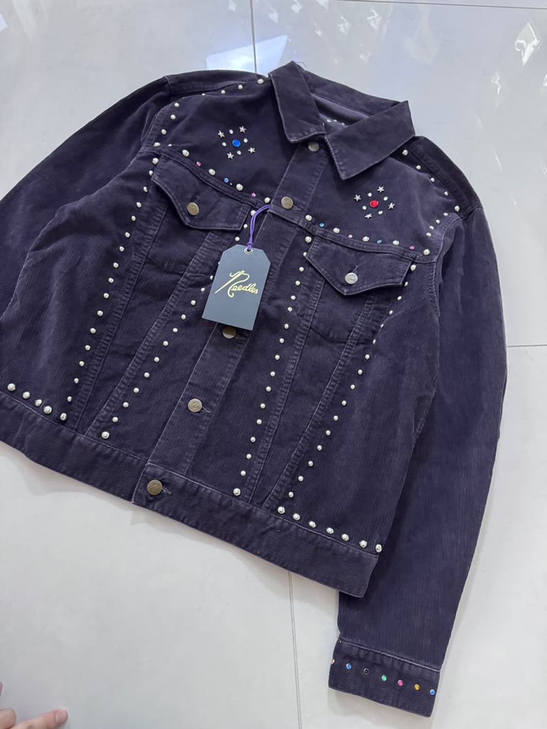 STUD JEAN JACKET 스터드 장식 데님 재킷 상품이미지6
