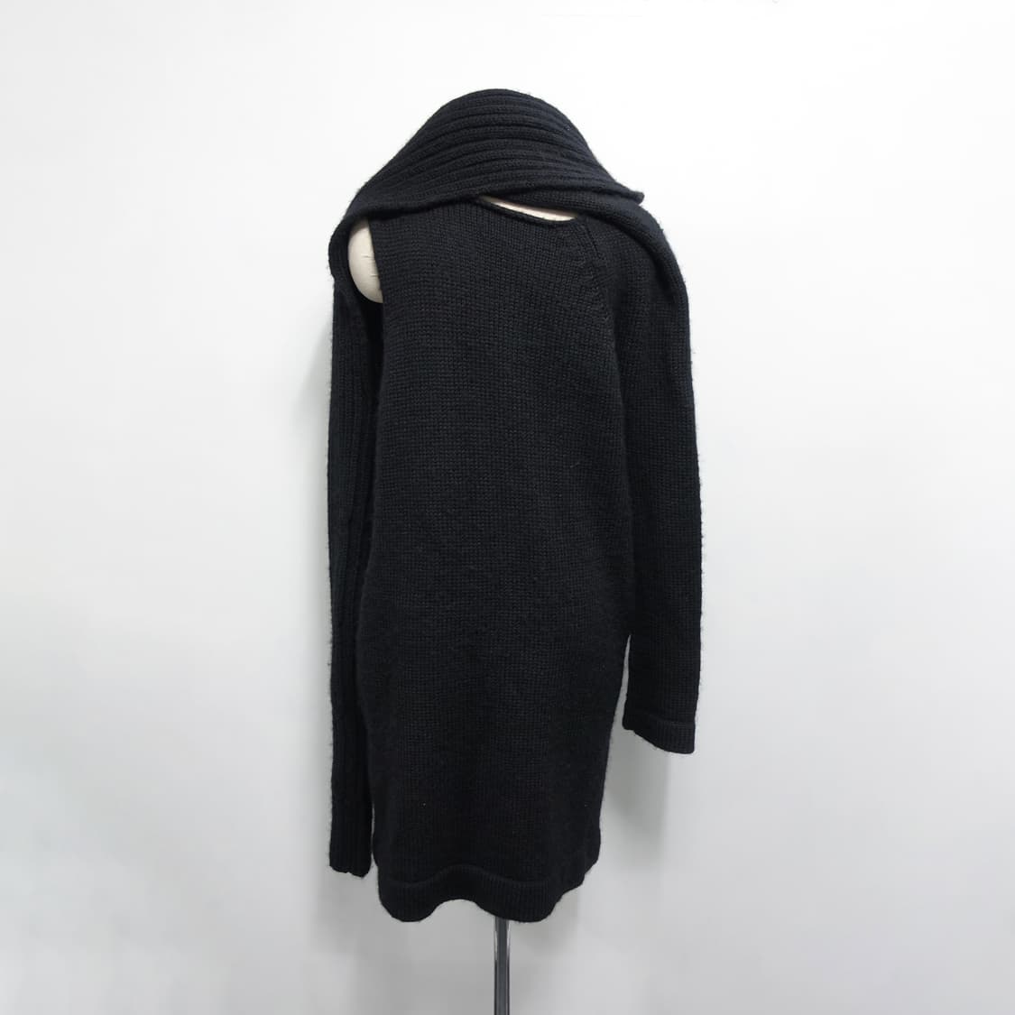 [2]YOHJIYAMAMOTO 요지야마모토 헤비게이지 머플러 울니트원피스 상품이미지4