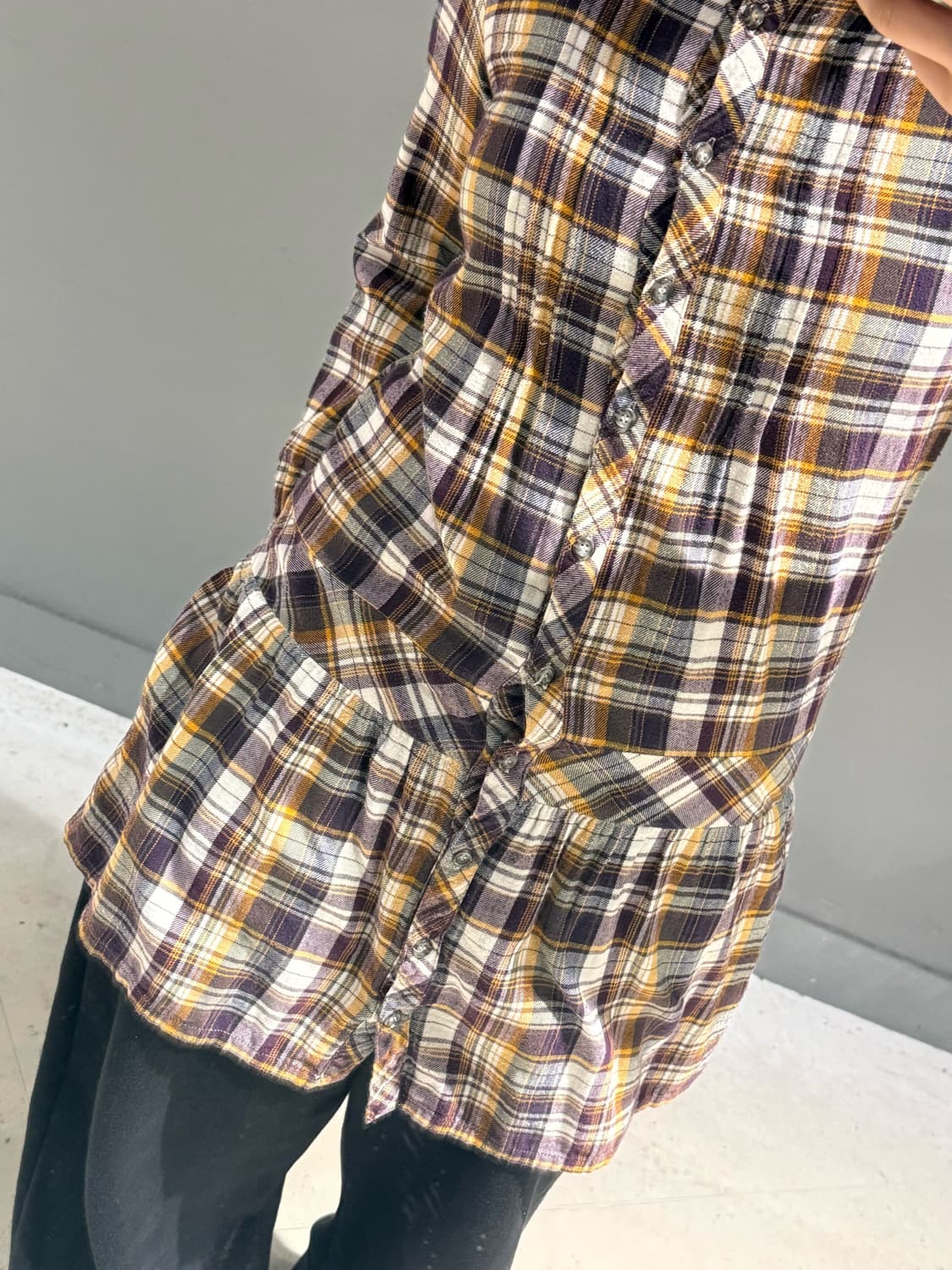 kawaii check pattern one-piece 상품이미지4