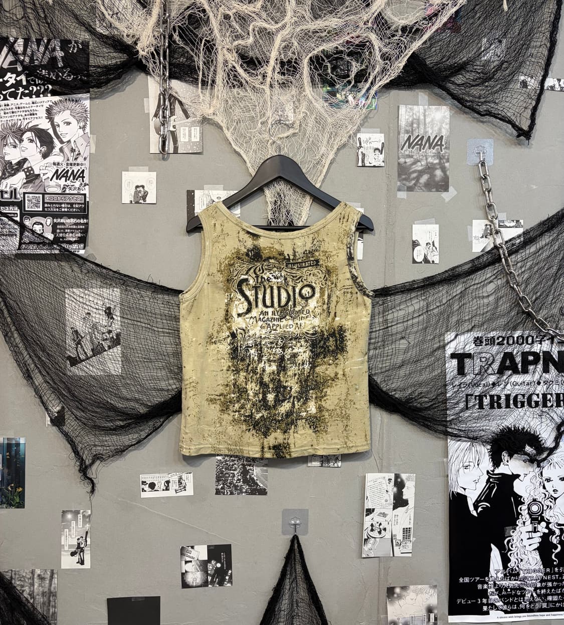 Gothic Grunge cubic detail sleeveless 상품이미지5