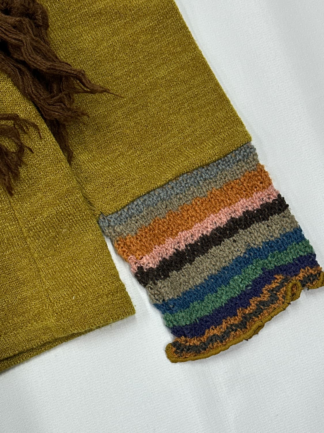 🍂하구미의 에스닉 히피 코디세트🍂 레이어드 니트조끼 태슬 미디스커트 상품이미지4