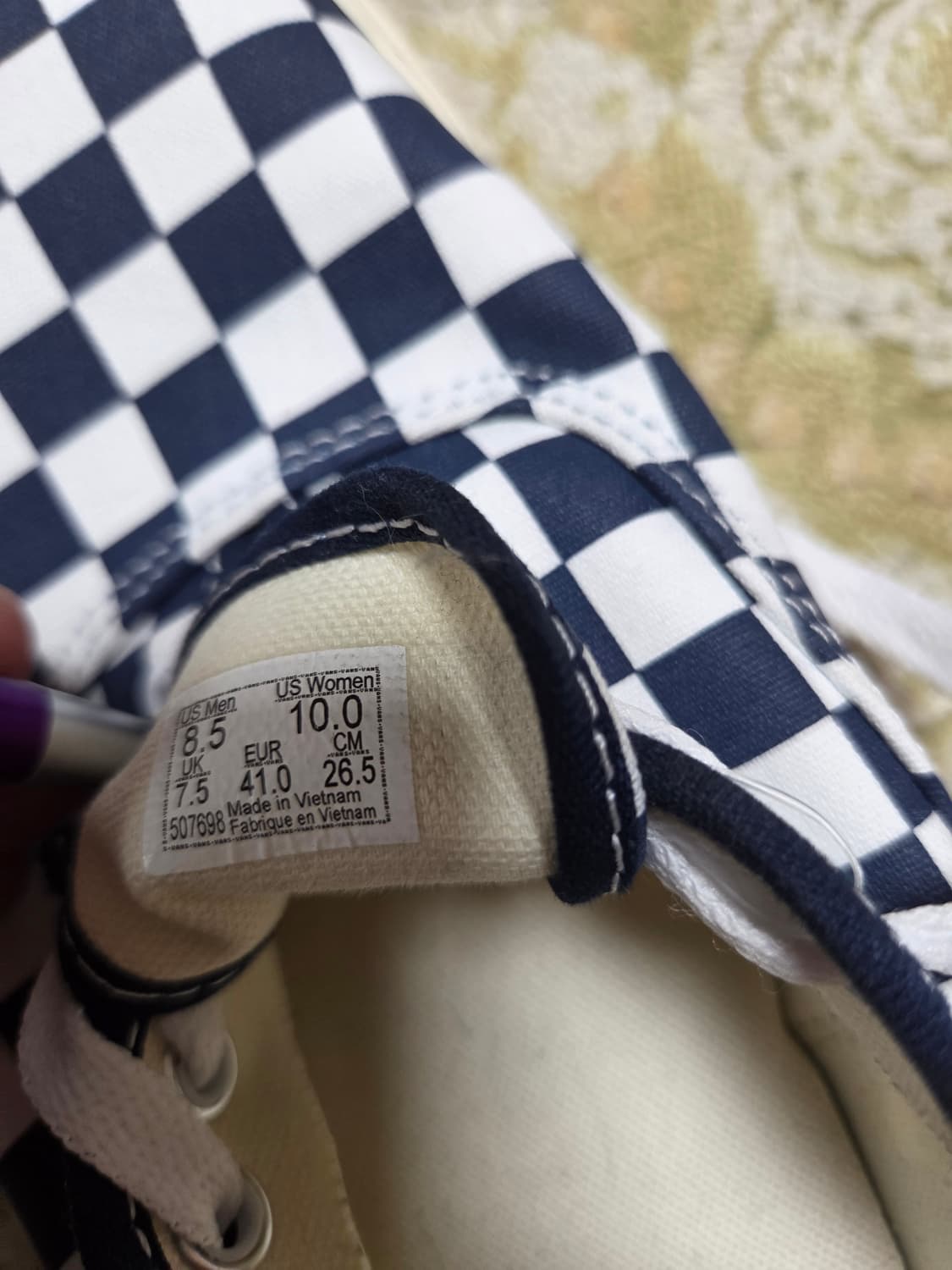 반스 어센틱 체커보드 265 상품이미지8