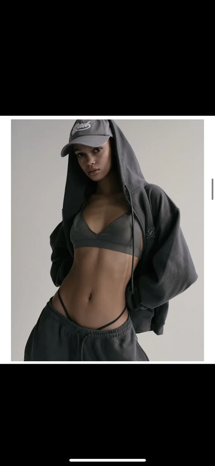 배드블러드 비욘드 소프트 후드집업 차콜s 상품이미지3