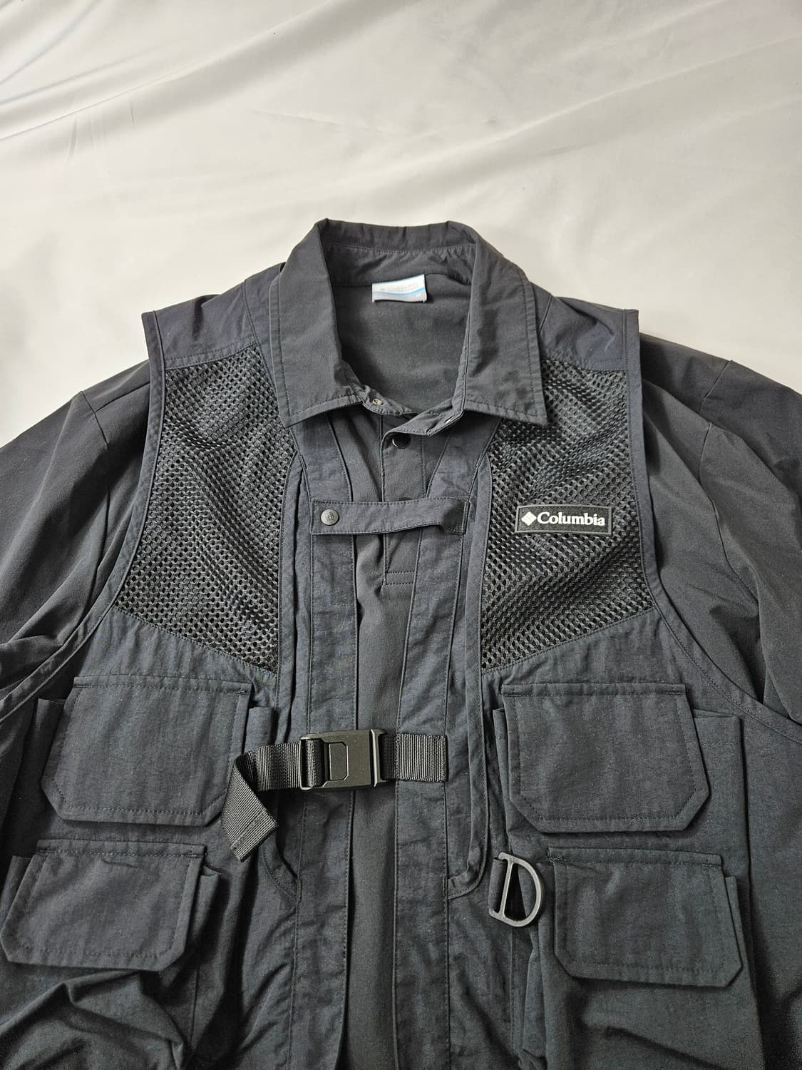 콜롬비아 컬럼비아 고프코어 카고포켓 베스트 메쉬 카라티  상품이미지2