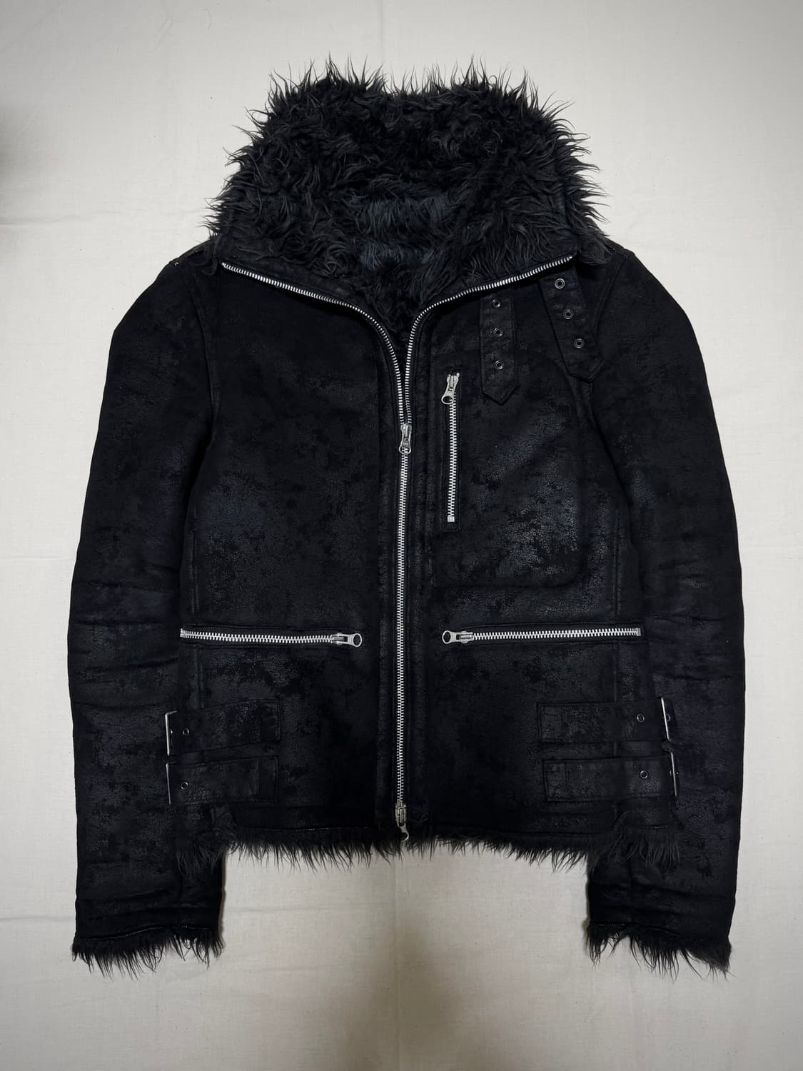 00s dem lovers japanese brand fur jacket 상품이미지1