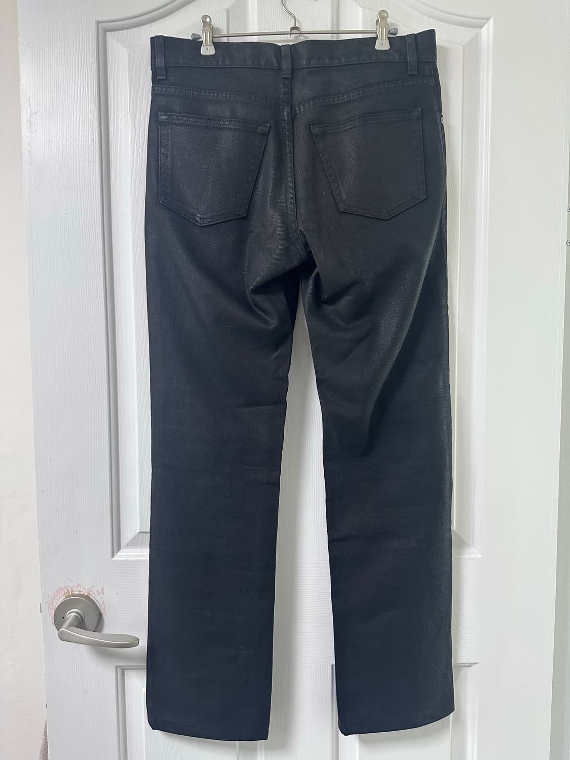 Helmut lang 1998 coated black denim 상품이미지3