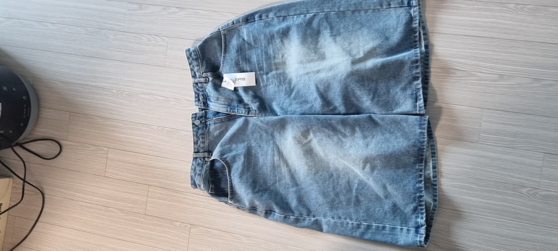 토피 워시드 버뷰다 데님 팬츠 상품이미지4