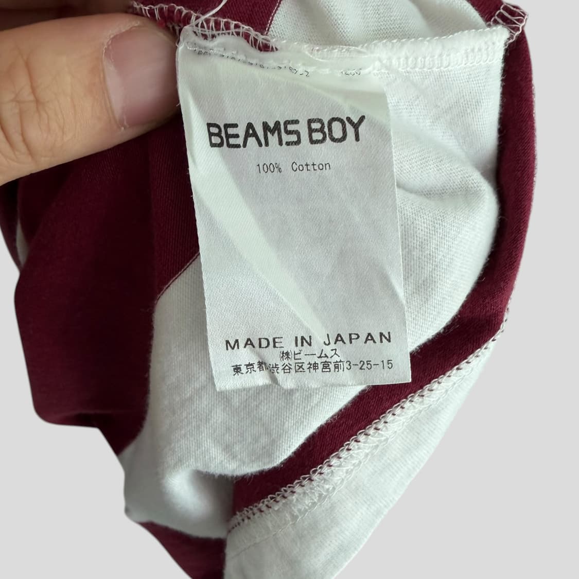 (OS)Beams boy 빔즈보이 스트라이프 반팔티셔츠 상품이미지5
