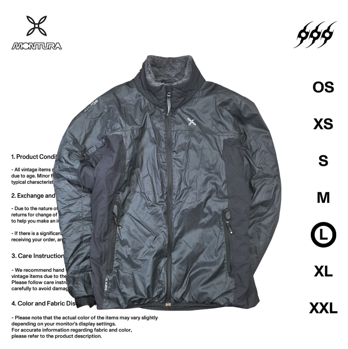 몬츄라 프리마로프트 퍼 L사이즈 자켓 상품이미지1