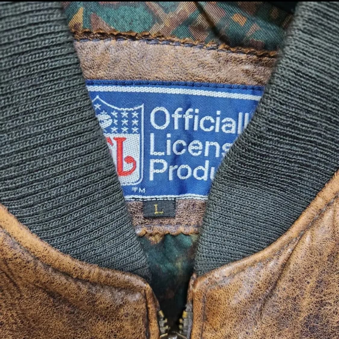 90s NFL 공식 가죽자켓 상품이미지10