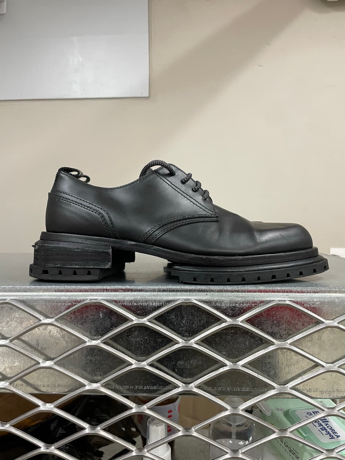 솔리드옴므 레더 슈즈 블랙 40 (gr-4383) 상품이미지4