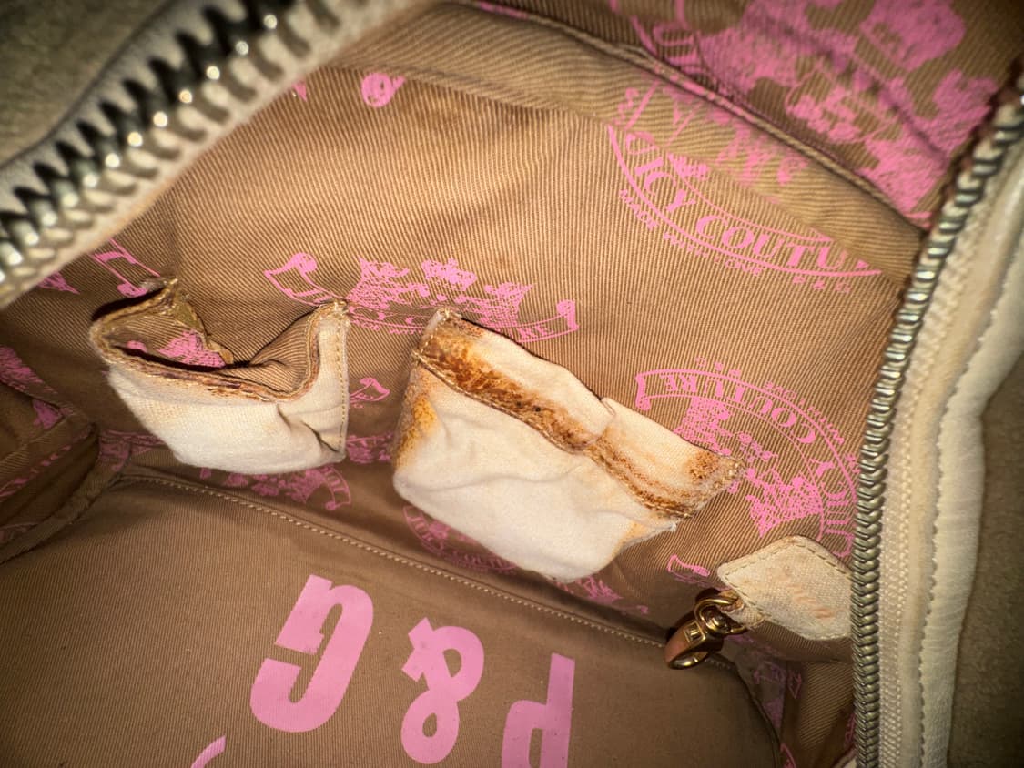 쥬시꾸뛰르 가방 브라운 갸루 상품이미지7