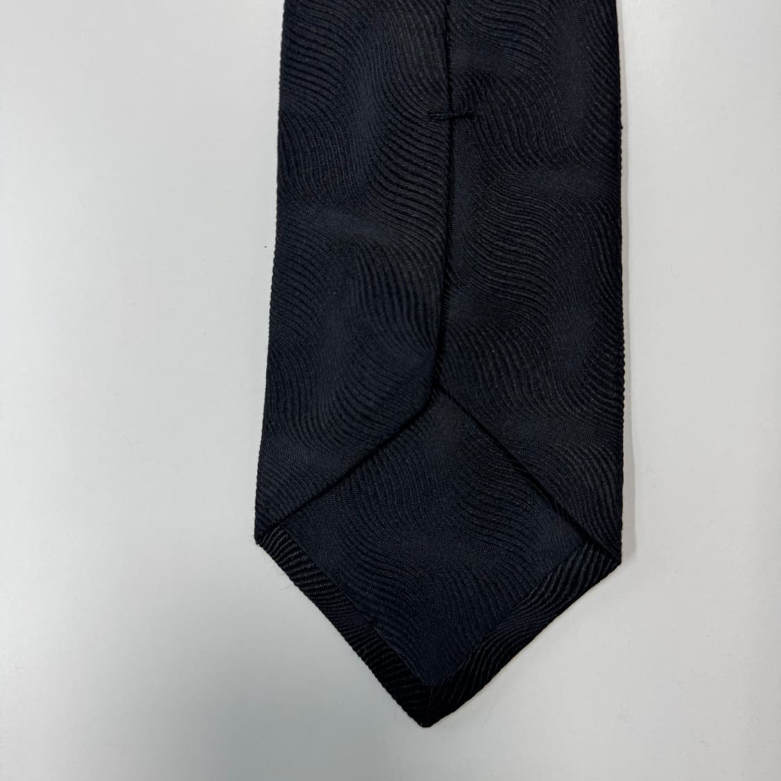 프라다 (PRADA) 명품 정품 블랙넥타이 8.2cm 상품이미지5