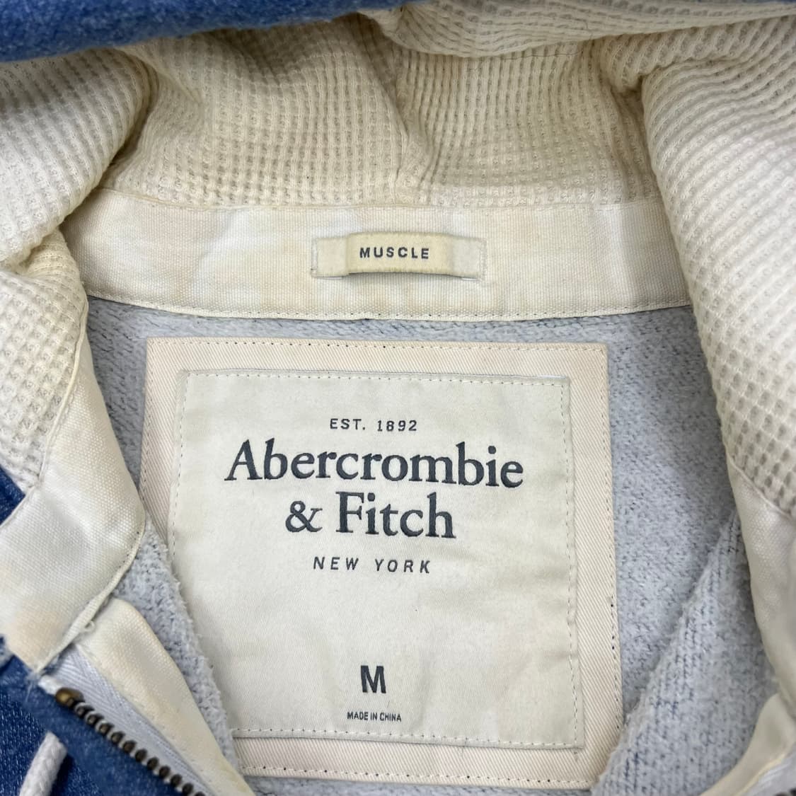 아베크롬비 블루 후드집업 상품이미지2
