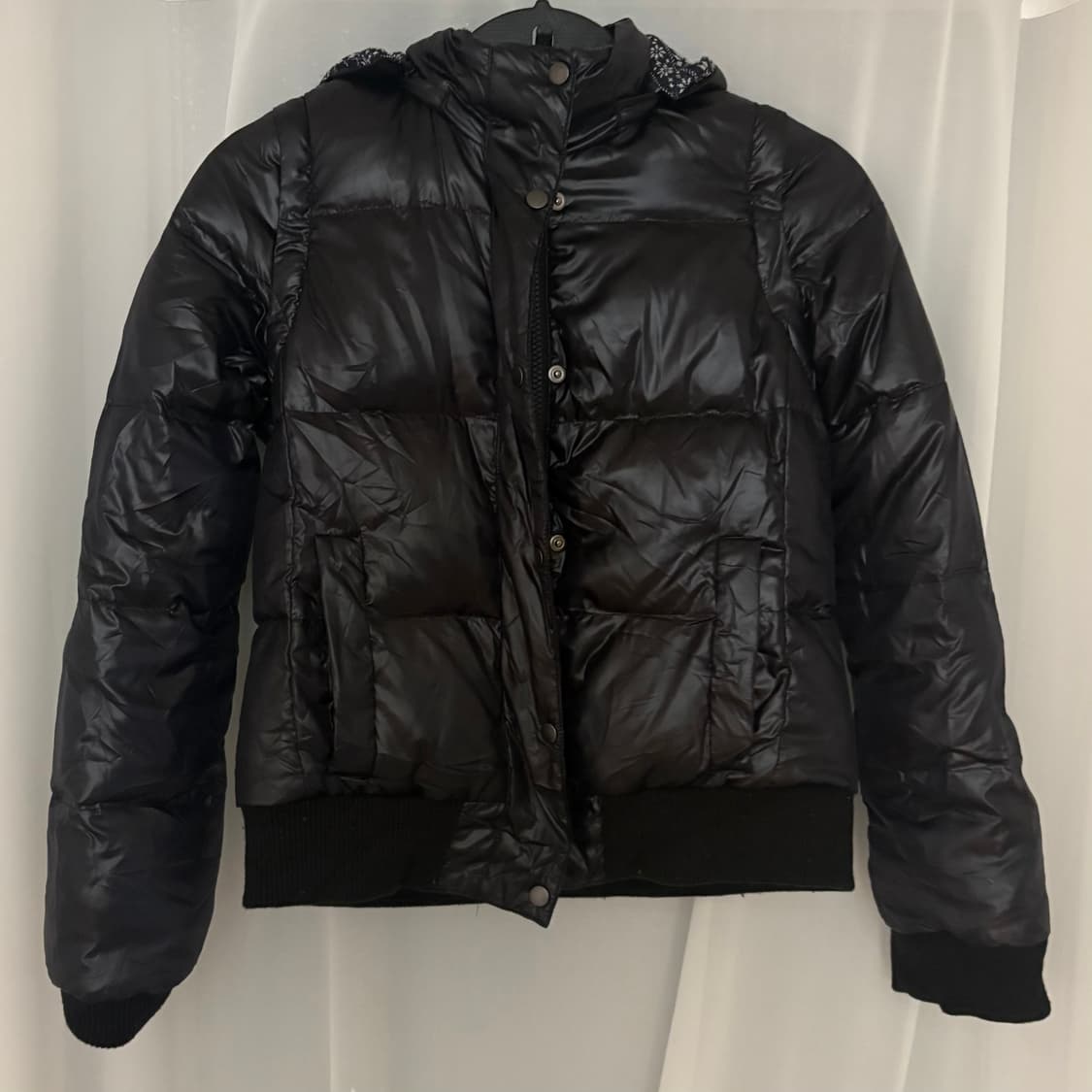 빈티지 리버시블 패턴 패딩 상품이미지3