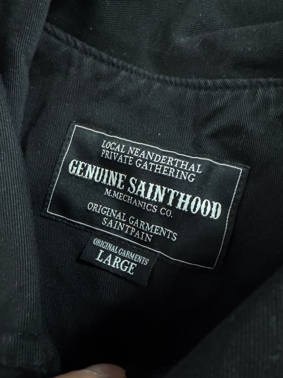 세인트페인 성조기 뒷 프린팅 코치 자켓 L 상품이미지3