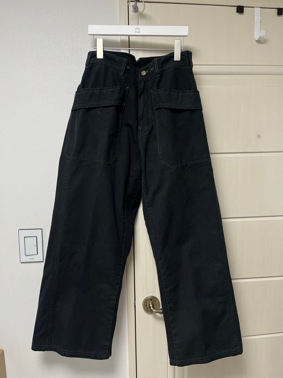 [3]폴리테루 파라팬츠 다크네이비 상품이미지2