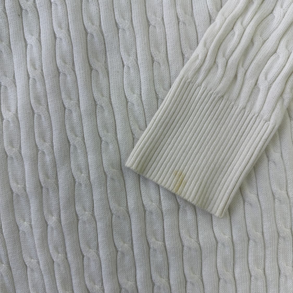 S US폴로 브이넥 케이블 니트 0423D 상품이미지5