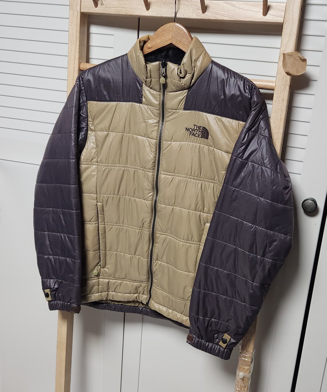 노스페이스 초코브라운 미드레이어 라이너 패디드 경량 점퍼 자켓 상품이미지2