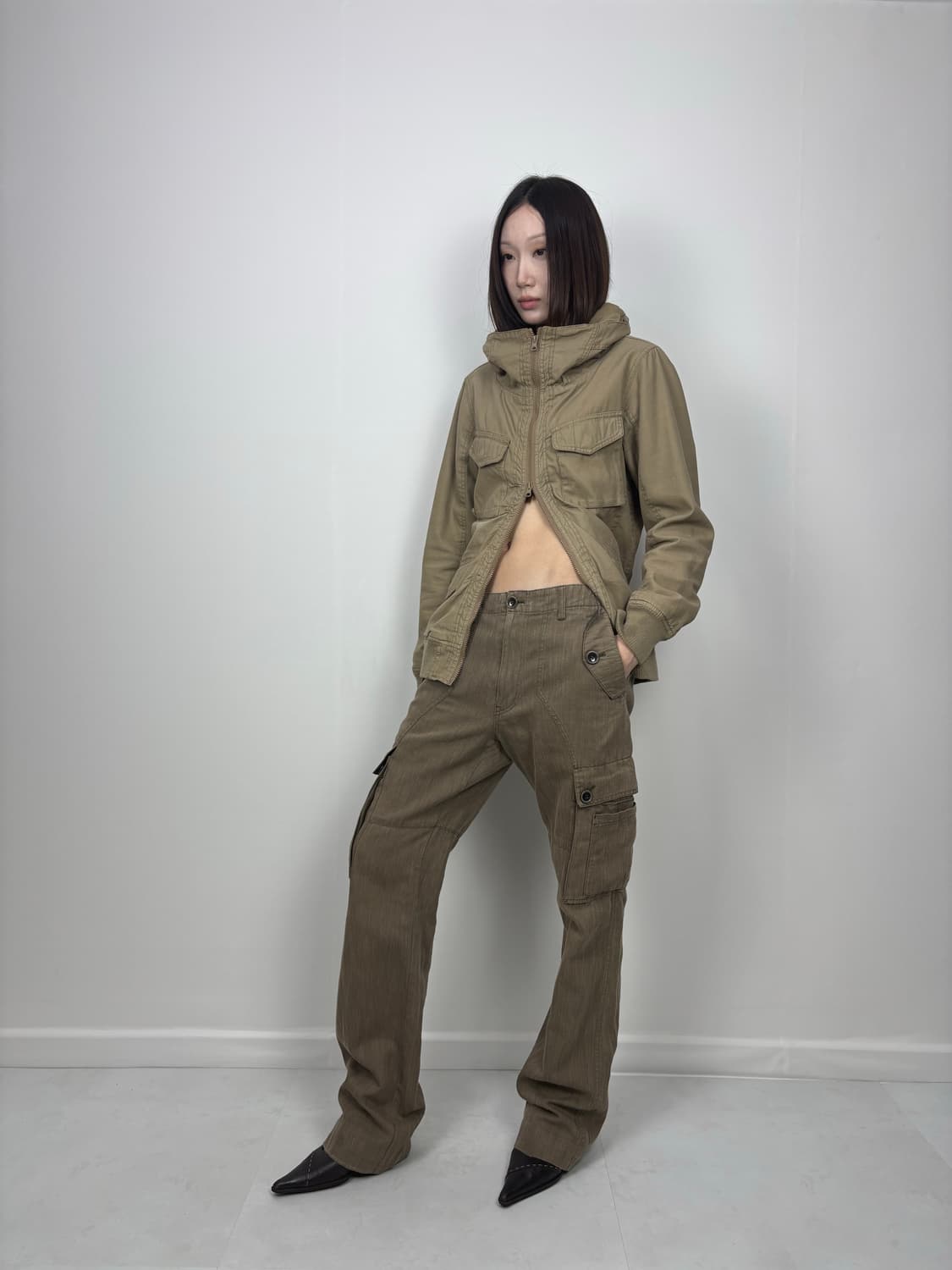 ZIP NECK SAFARI JACKET 상품이미지6