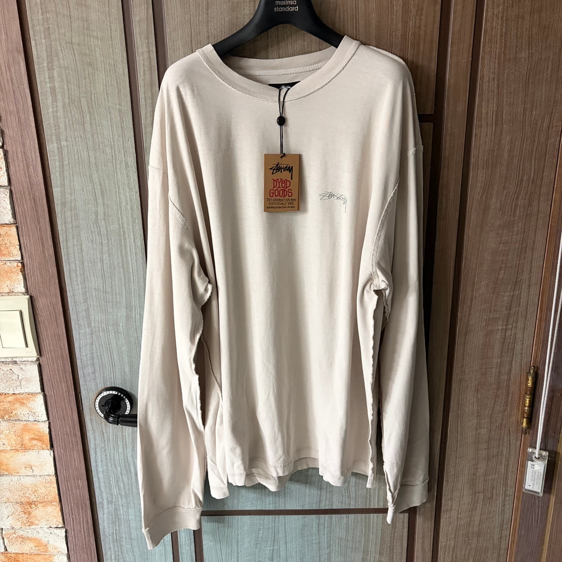 새상품(XL)스투시 로고 레이지 롱슬리브 본 상품이미지1