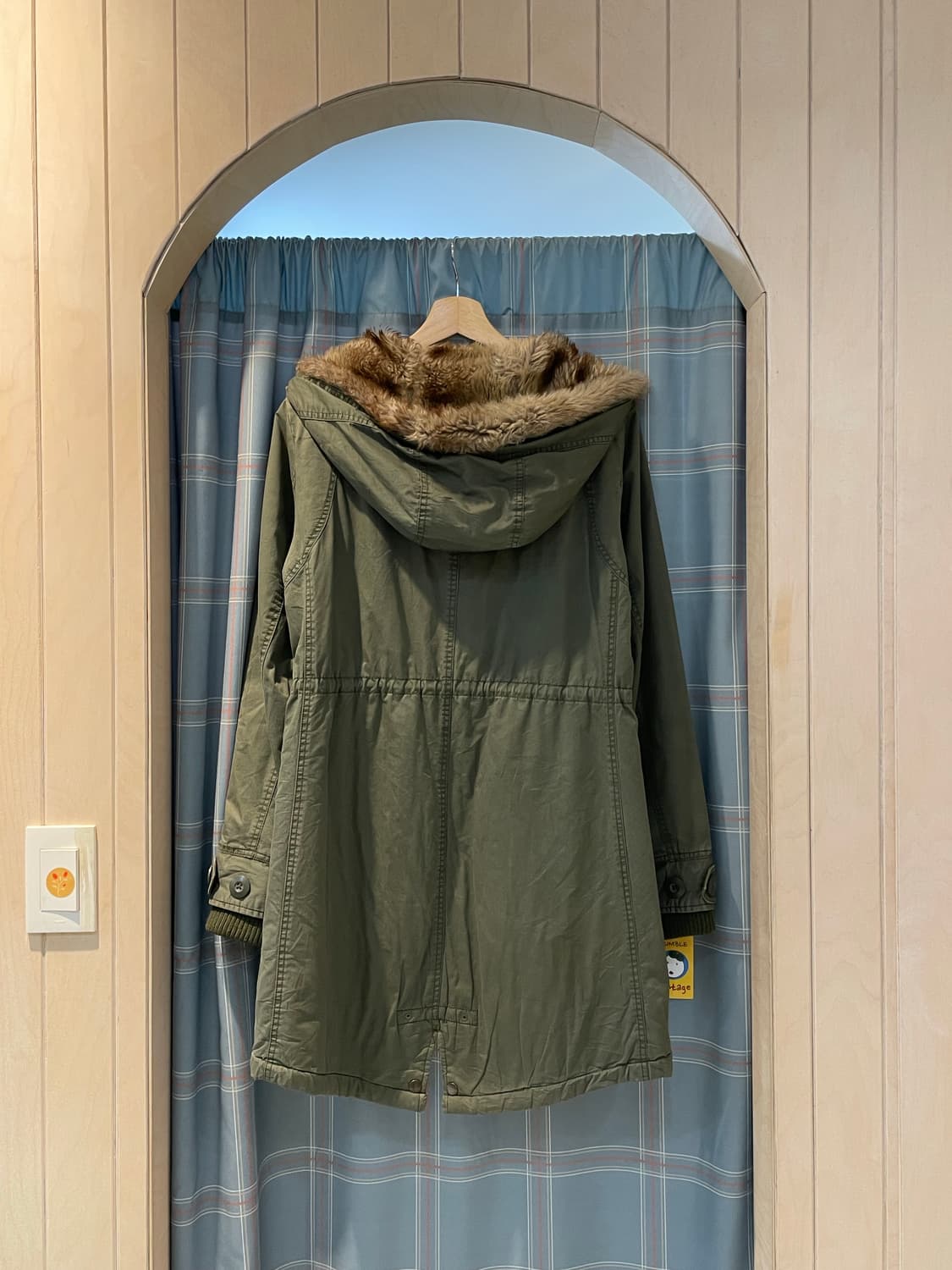 일본빈티지 디테일 털파카 상품이미지7