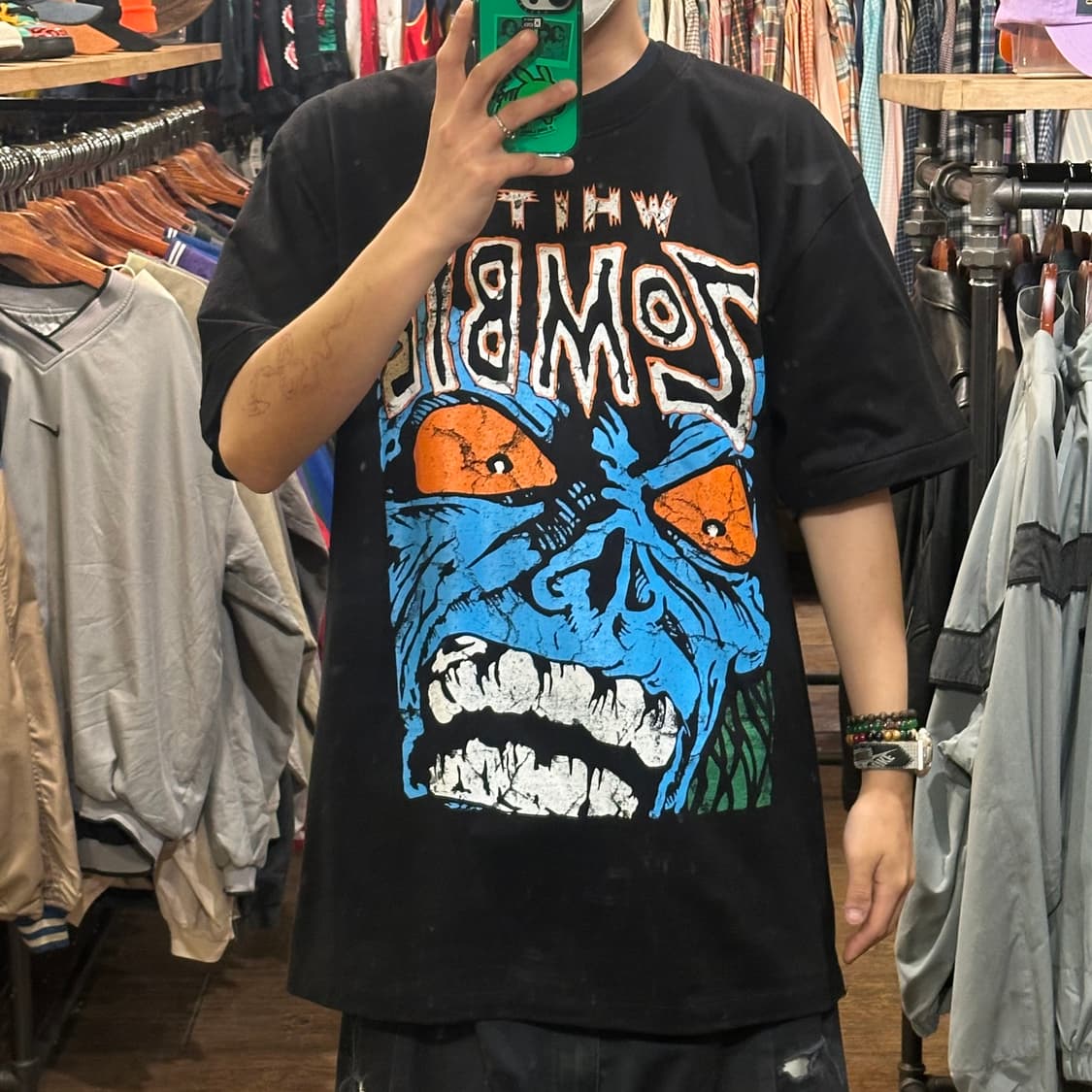 [HI] 빈티지 락 반팔티 블랙 상품이미지2