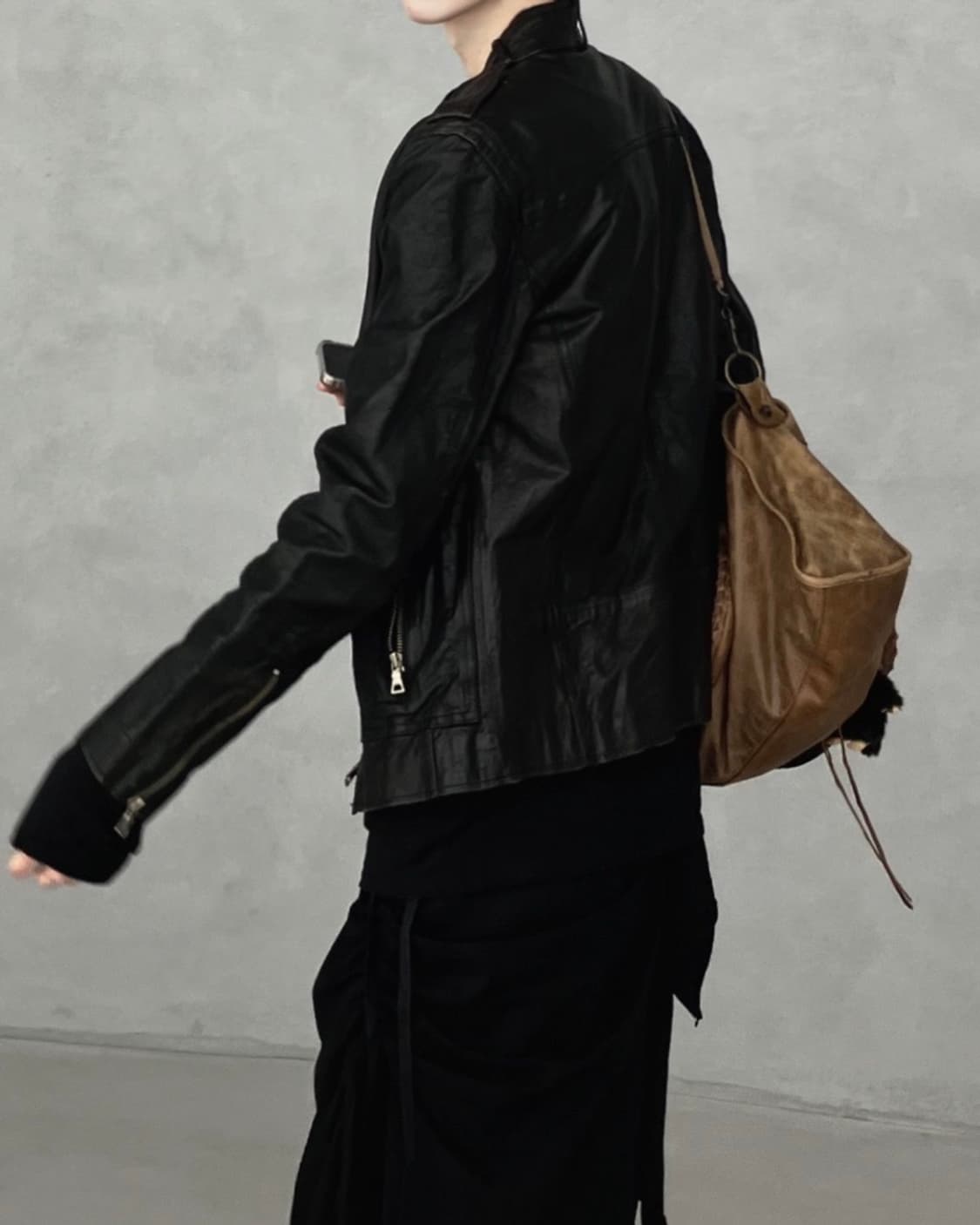 발망 레더 가죽 자켓 (빈티지) 상품이미지1