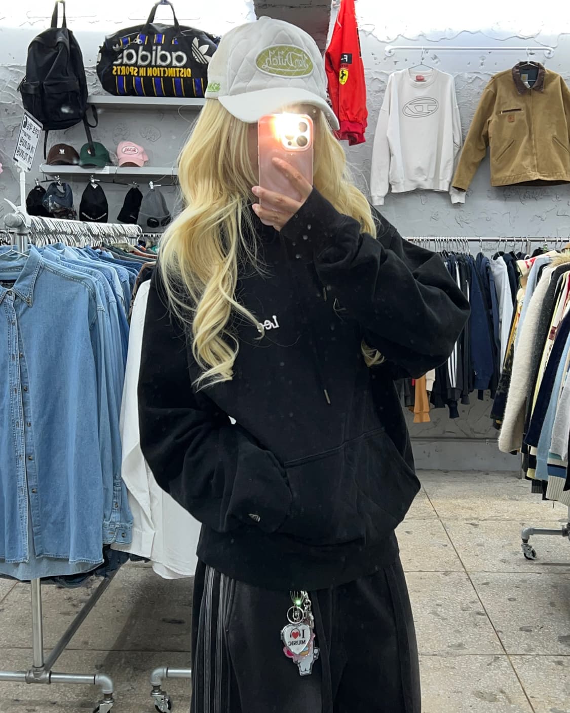 리 블랙 후드 상품이미지4