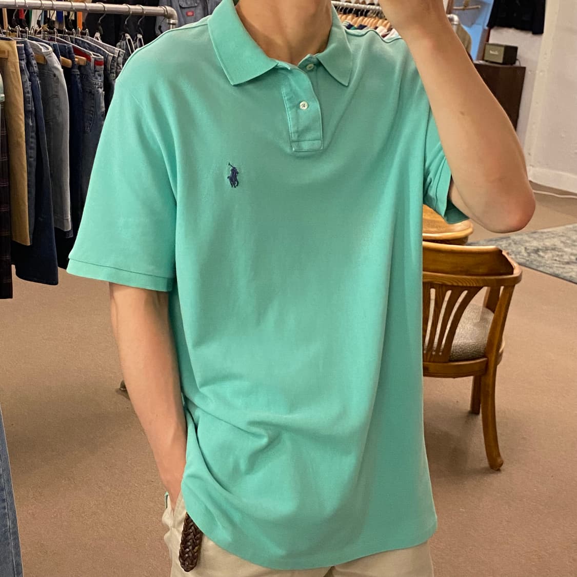 (XL) 폴로 랄프로렌 pk 반팔 카라 티셔츠  상품이미지3