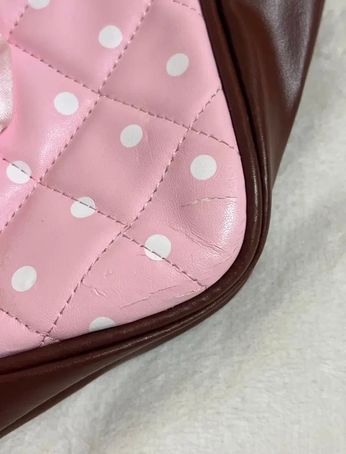 핀터레스트 딸기 초코 도트 숄더백 히메갸루 라떼갸루 상품이미지2