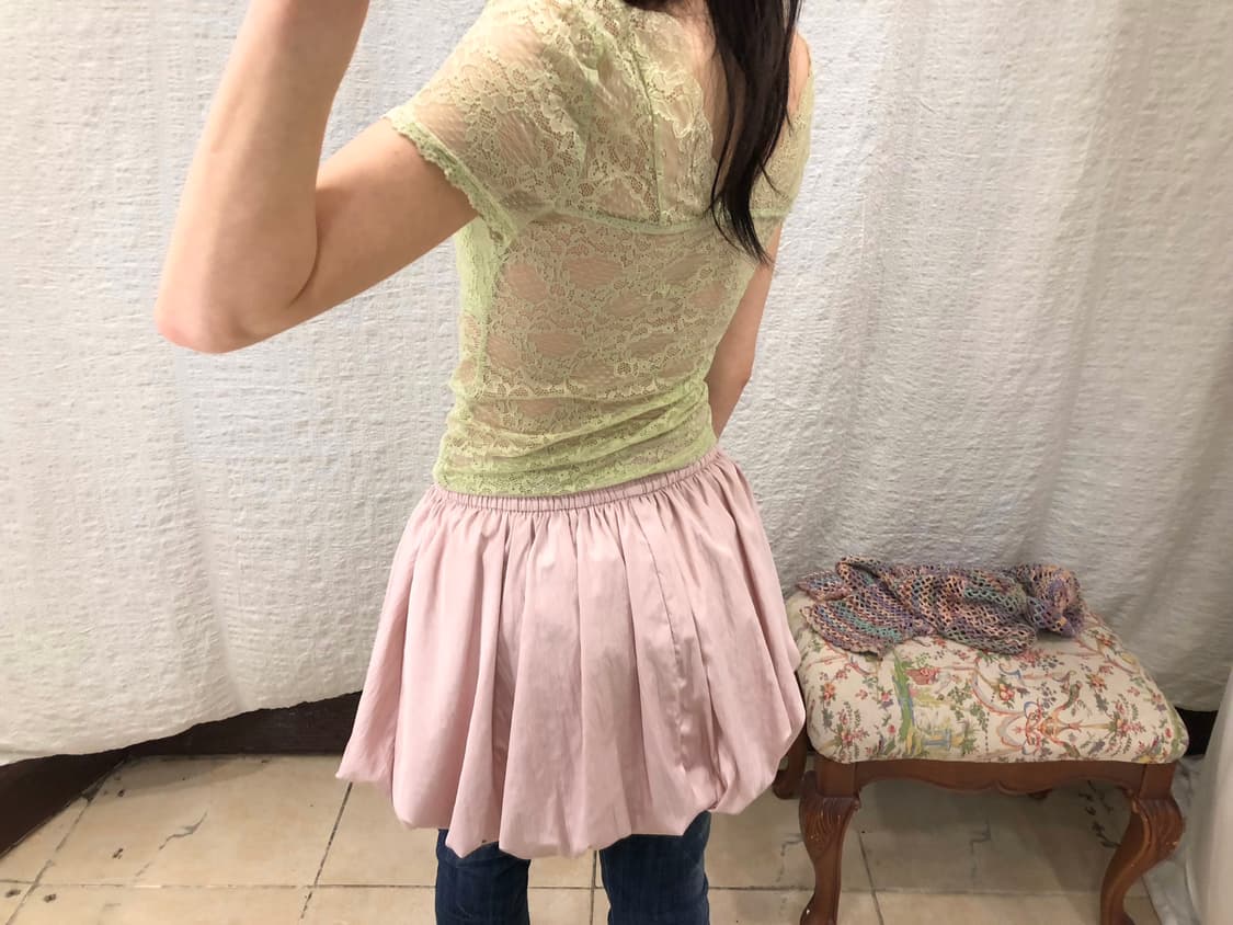 sage lace top 상품이미지3