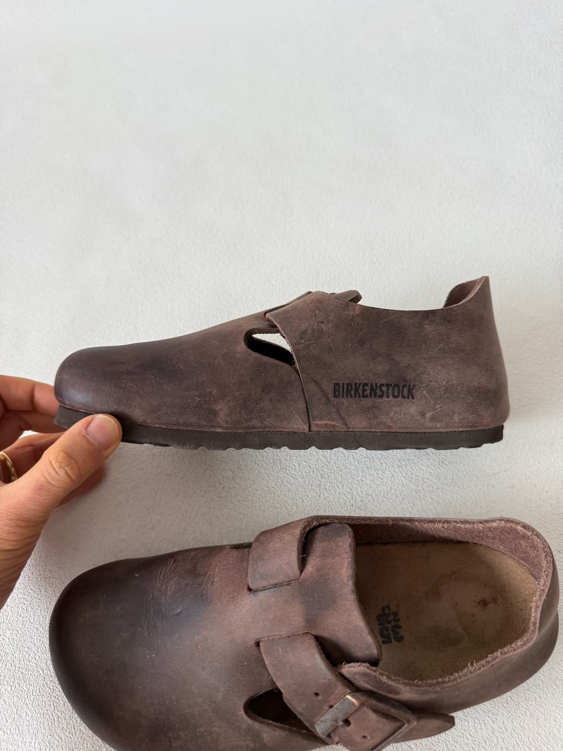 [225]버켄스탁(BIRKENSTOCK) 런던 레더 상품이미지5