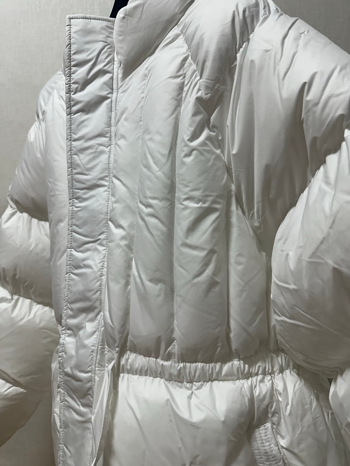 (새상품) 빅토리아 화이트 하프패딩(착샷있음) 상품이미지5