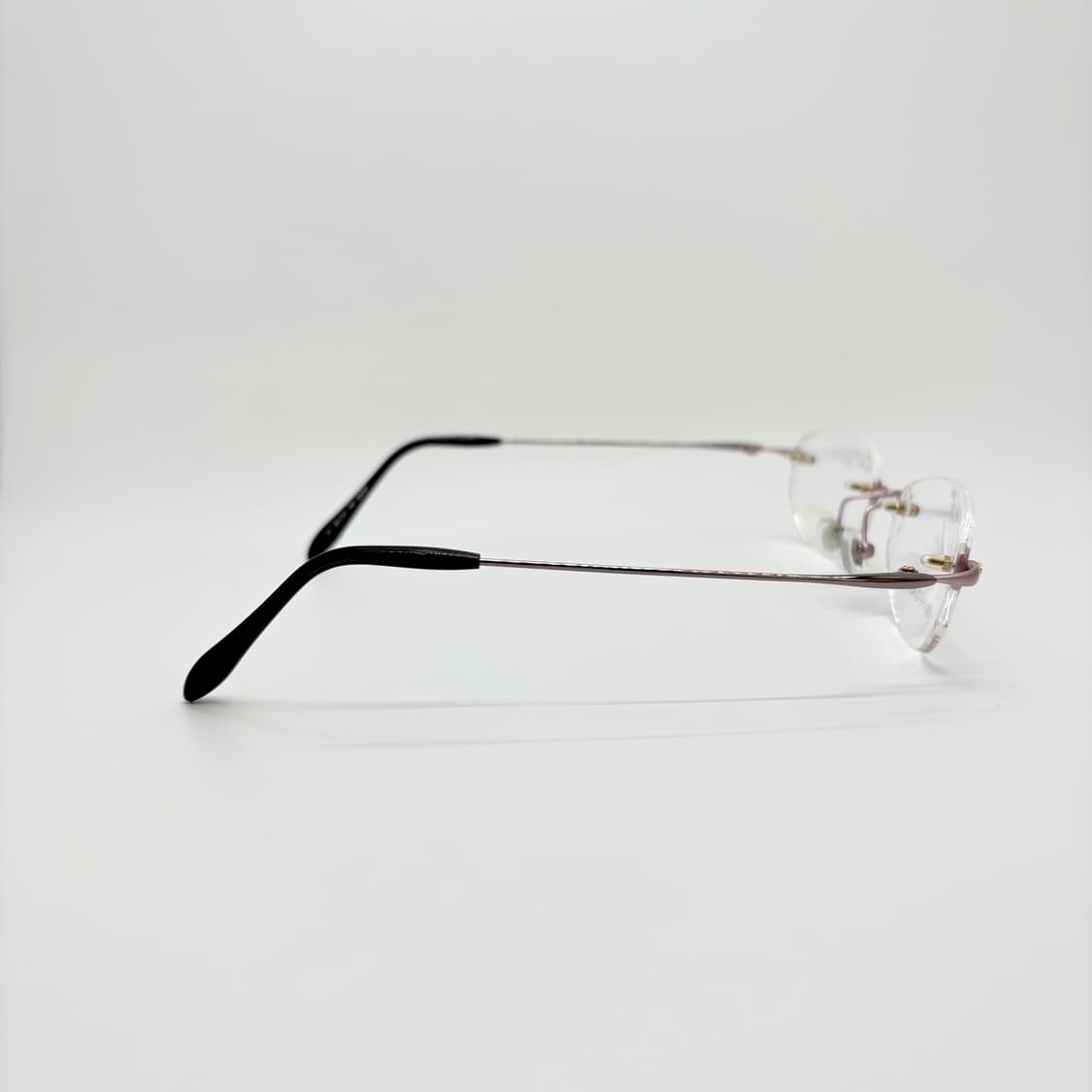 VASTONOM 티타늄 핑크 오벌 무테 상품이미지5