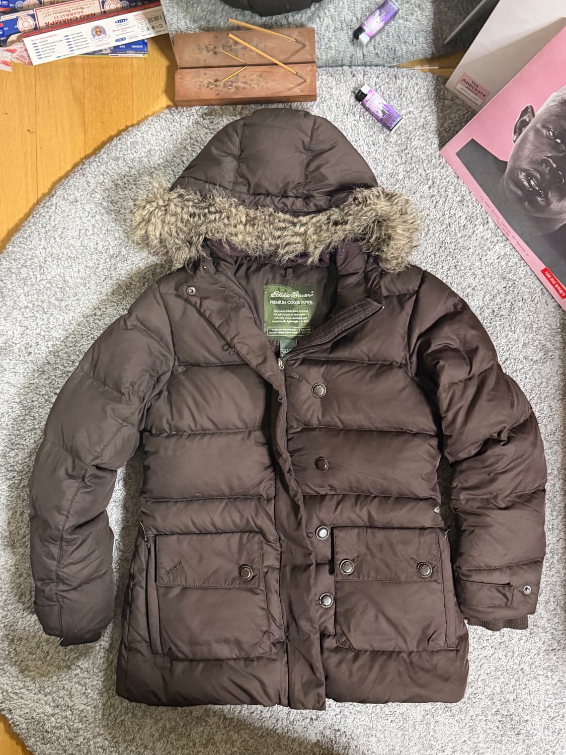 에디바우어 퀼티드 구스다운 자켓 상품이미지1