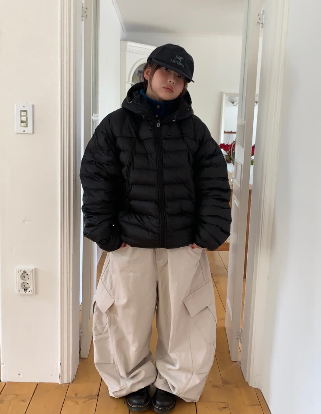 마이유스 패딩 블랙 상품이미지2