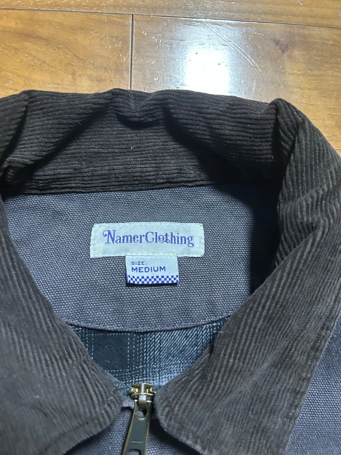 네이머클로딩 HARD FADED WORK JACKET CHARCOAL 상품이미지4