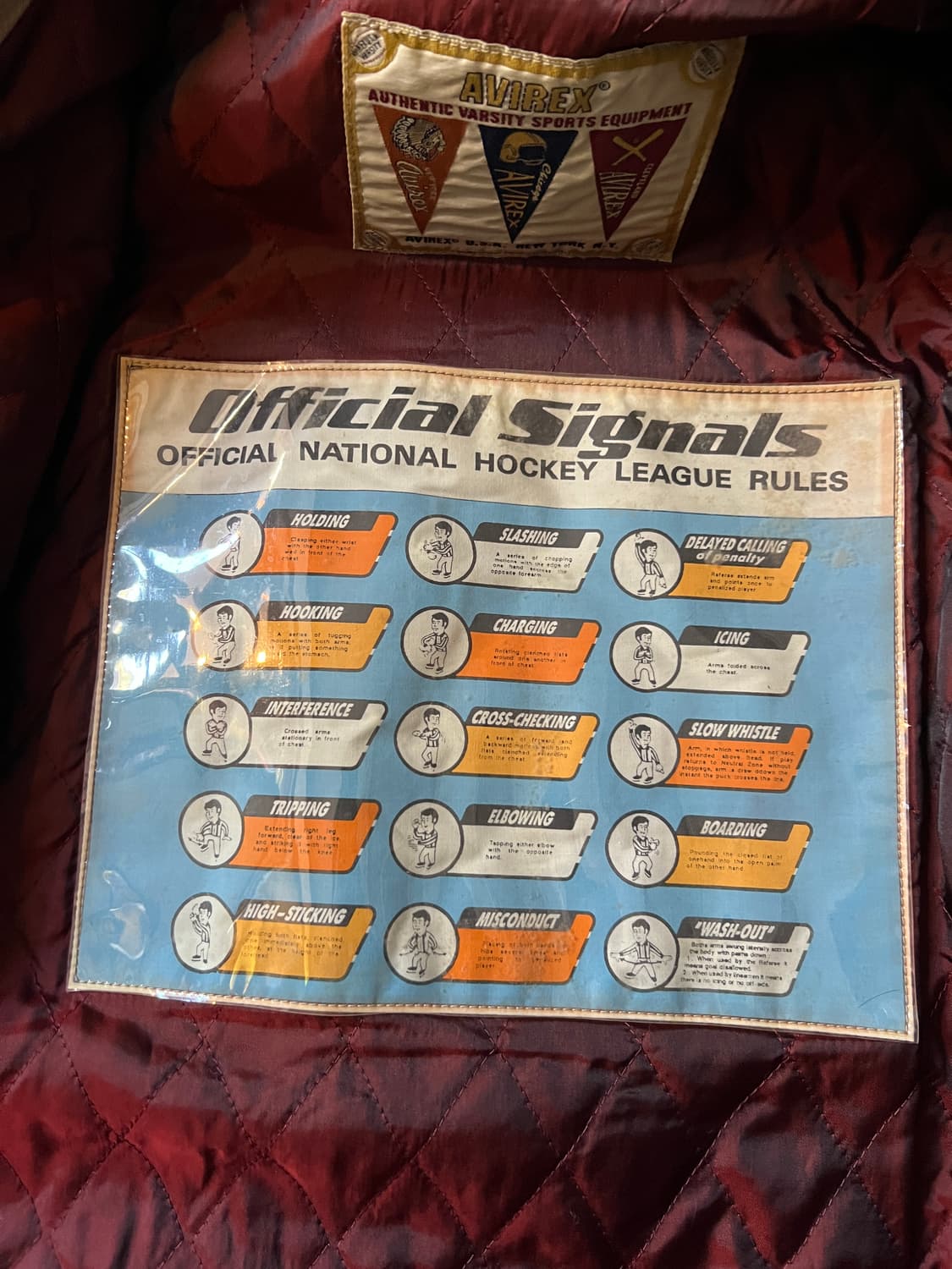 [M]90's AVIREX USA 아비렉스 올스타 레더 바시티 자켓 상품이미지7