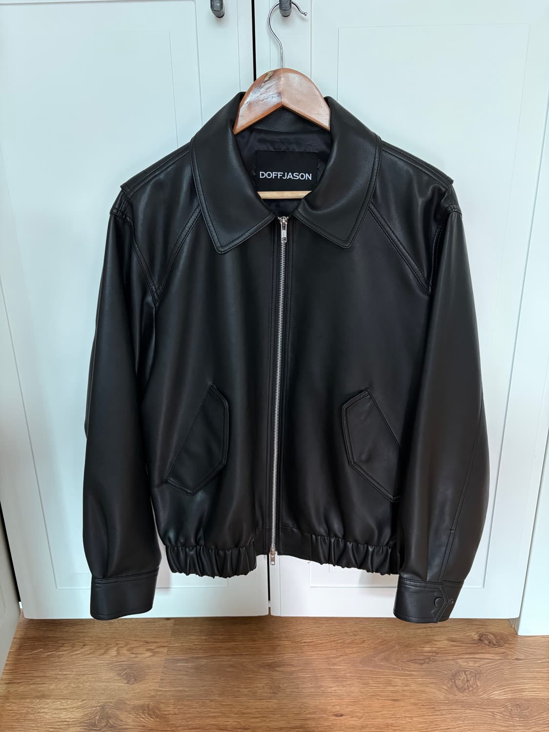 [M] 도프제이슨 레더 보머자켓  상품이미지1