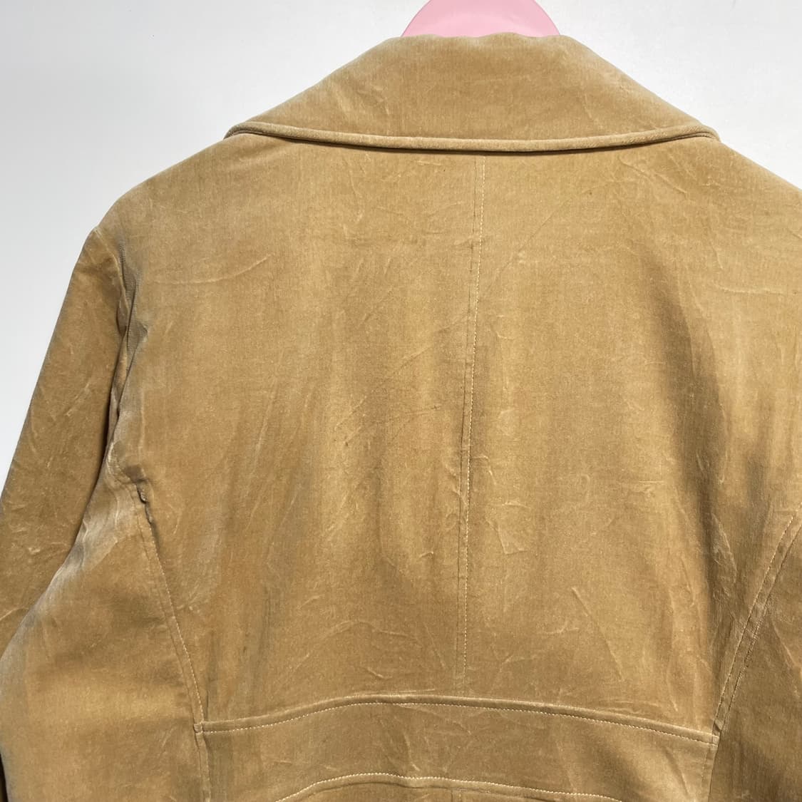 미쉘클랑 더블 버튼 코듀로이 코트 상품이미지6