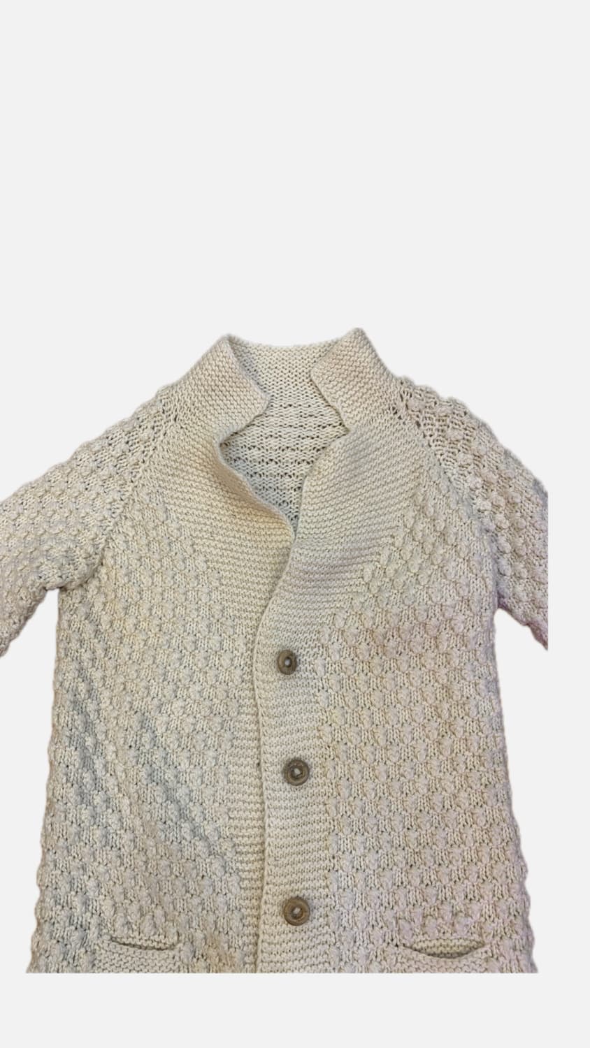 Ivory Long Knit Cardigan 상품이미지3