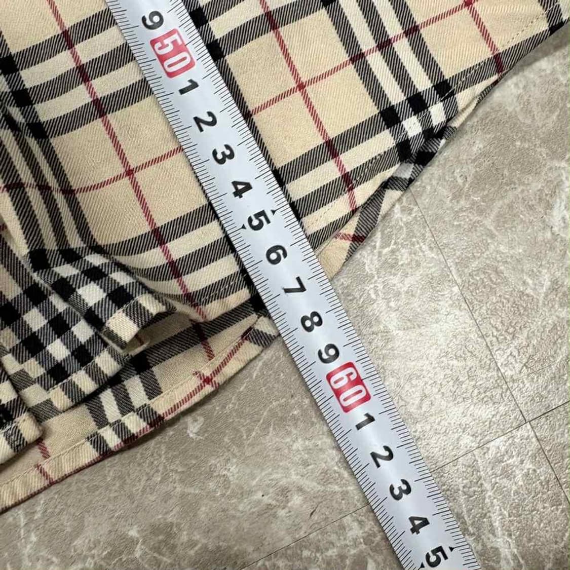 버버리 노바체크 여리핏 걸즈 반팔 셔츠(L) 상품이미지7