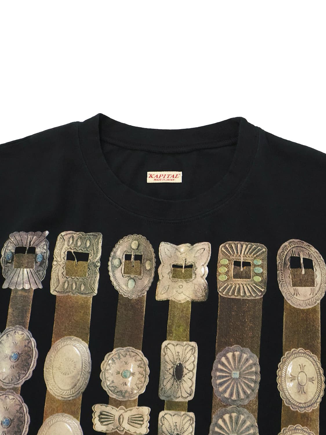 캐피탈 20 크루 티셔츠 블랙 L EK-1610SCA 상품이미지3