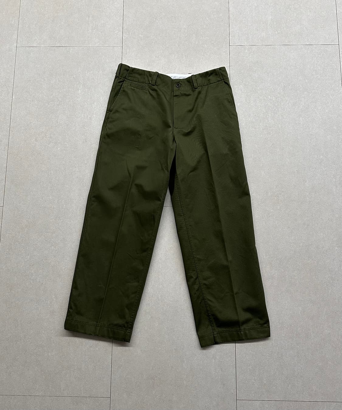 [2] 더패브릭 오피서 치노 올리브  상품이미지3