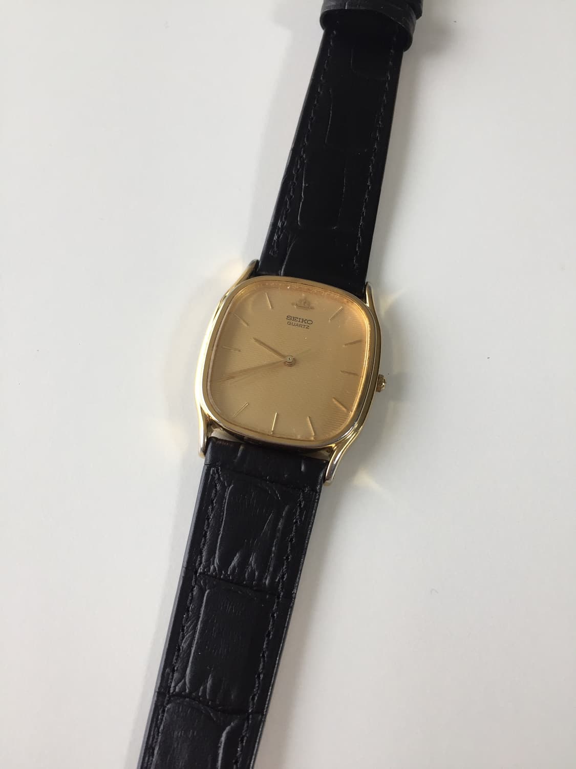 90s seiko gold 3d dial quartz 상품이미지9