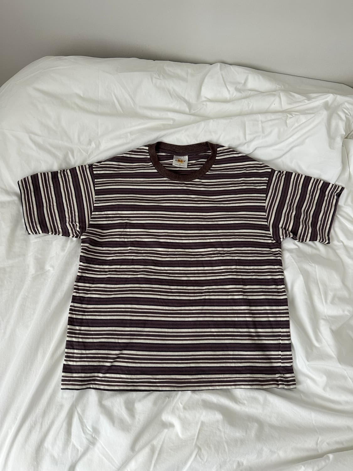 [01] 너티새비지 멀티 스트라이프 보더 티 상품이미지1